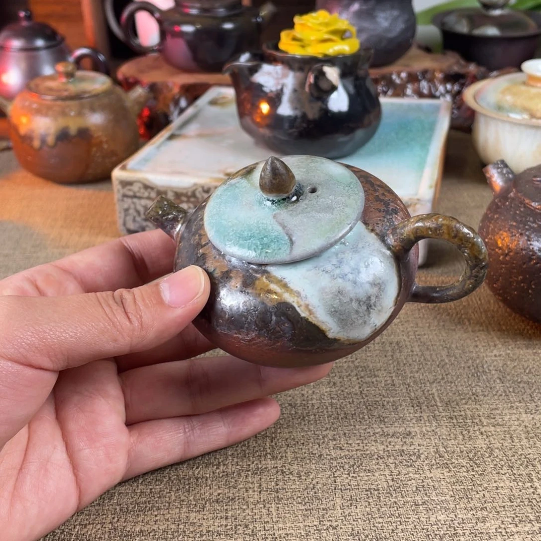 红薯饼。金珍珠柴烧。