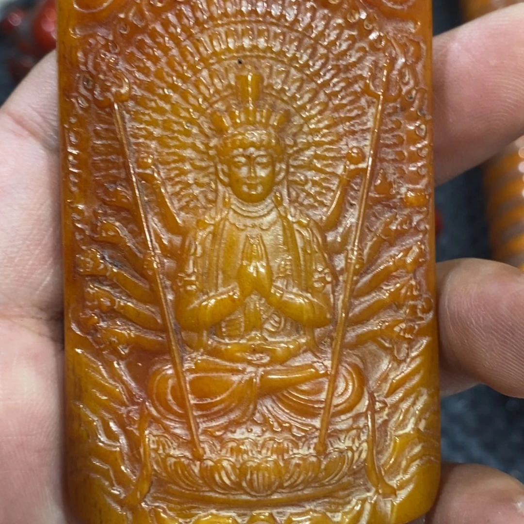 滴血莲花菩提吊坠