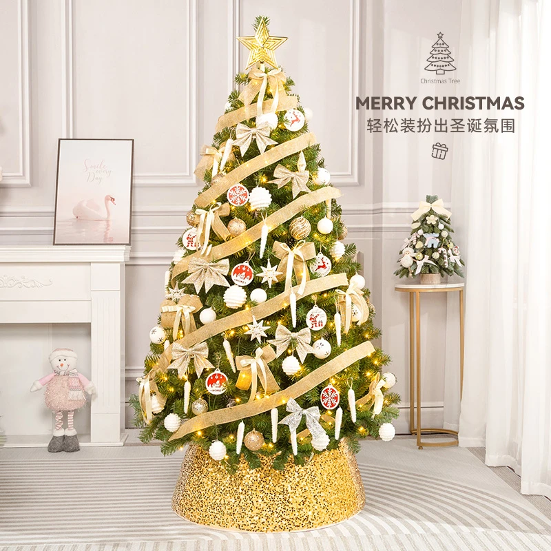 圣诞树家用装饰发光diy套餐北欧ins风大型2025新款圣诞节装饰品