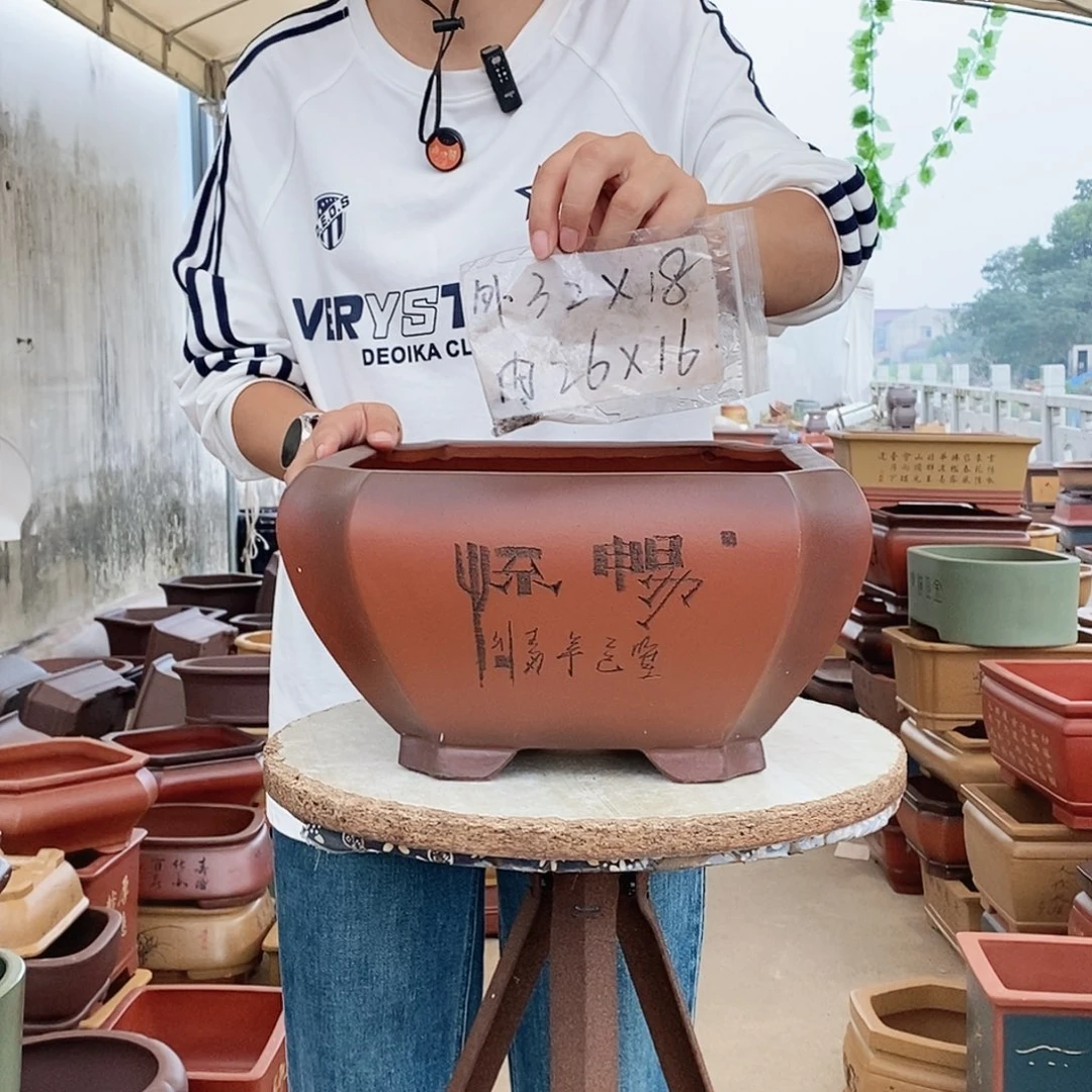 紫砂花盆紫砂花盆