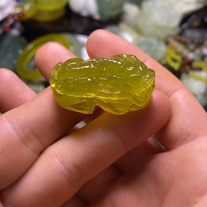 岫玉未镶嵌岫玉颈饰