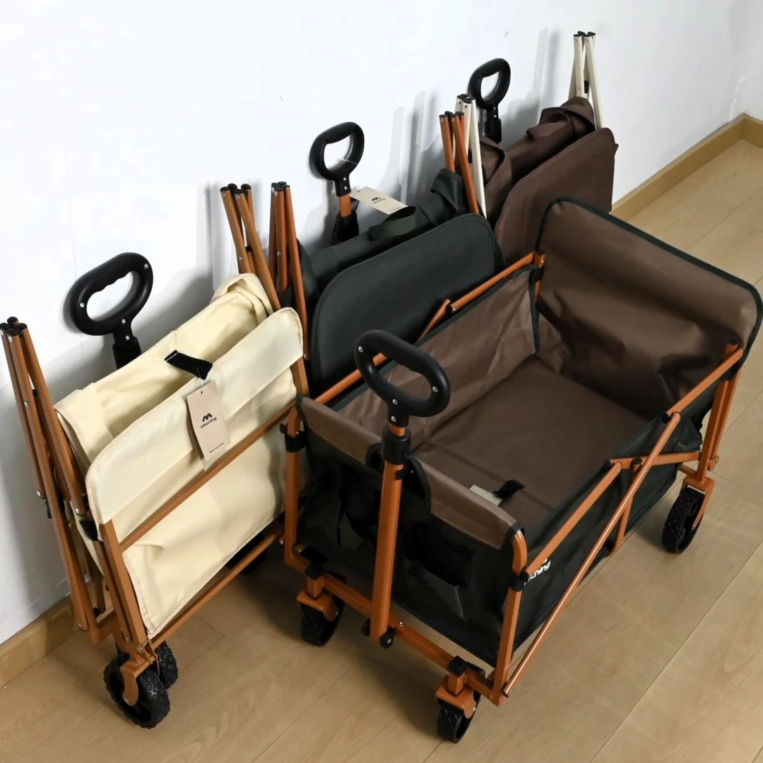 牧行家用取快递小推车买菜车搬运购物野营露营拖车折叠拖斗工具车