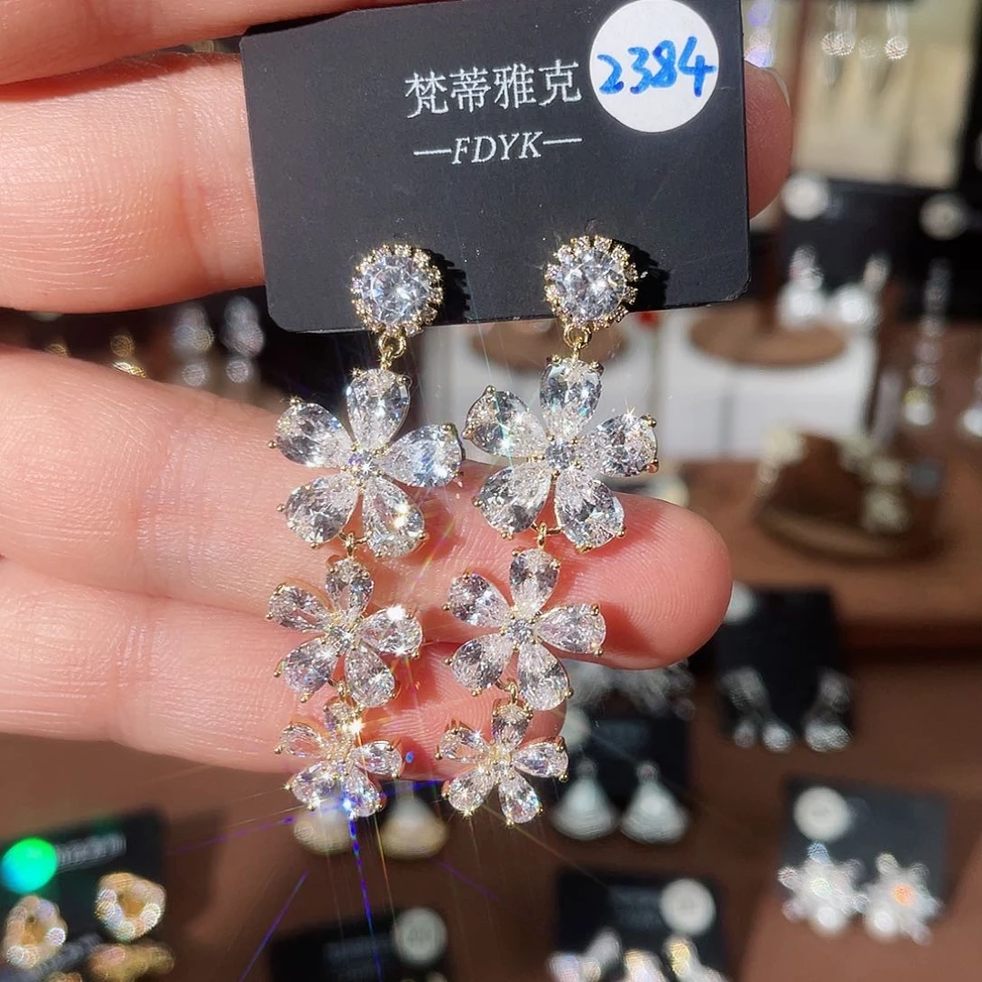 合金925银锆石梵2384