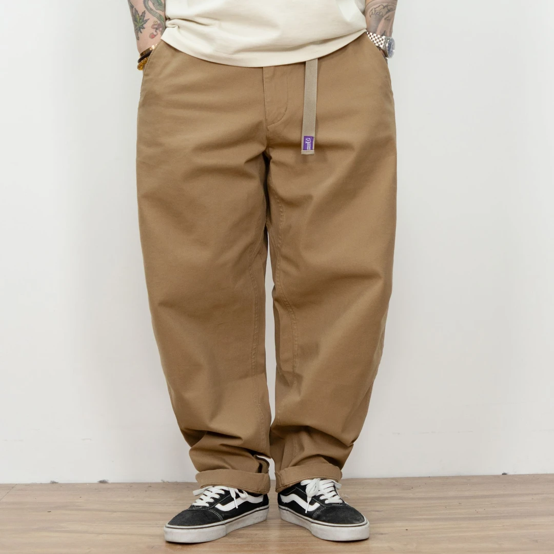25FW秋季日系宽松微锥休闲裤cityboy百搭通勤纯色休闲裤