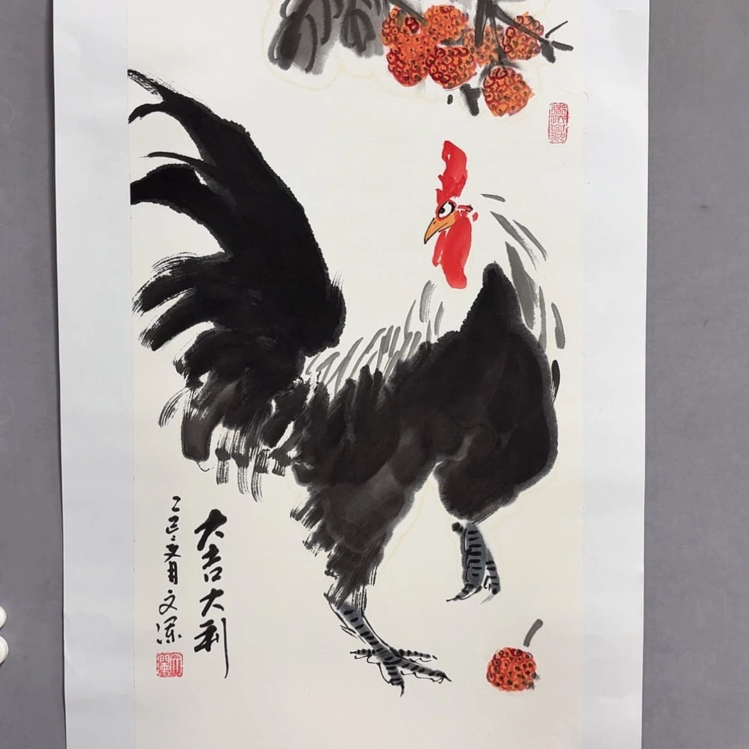 国画亲笔手绘放心去藏