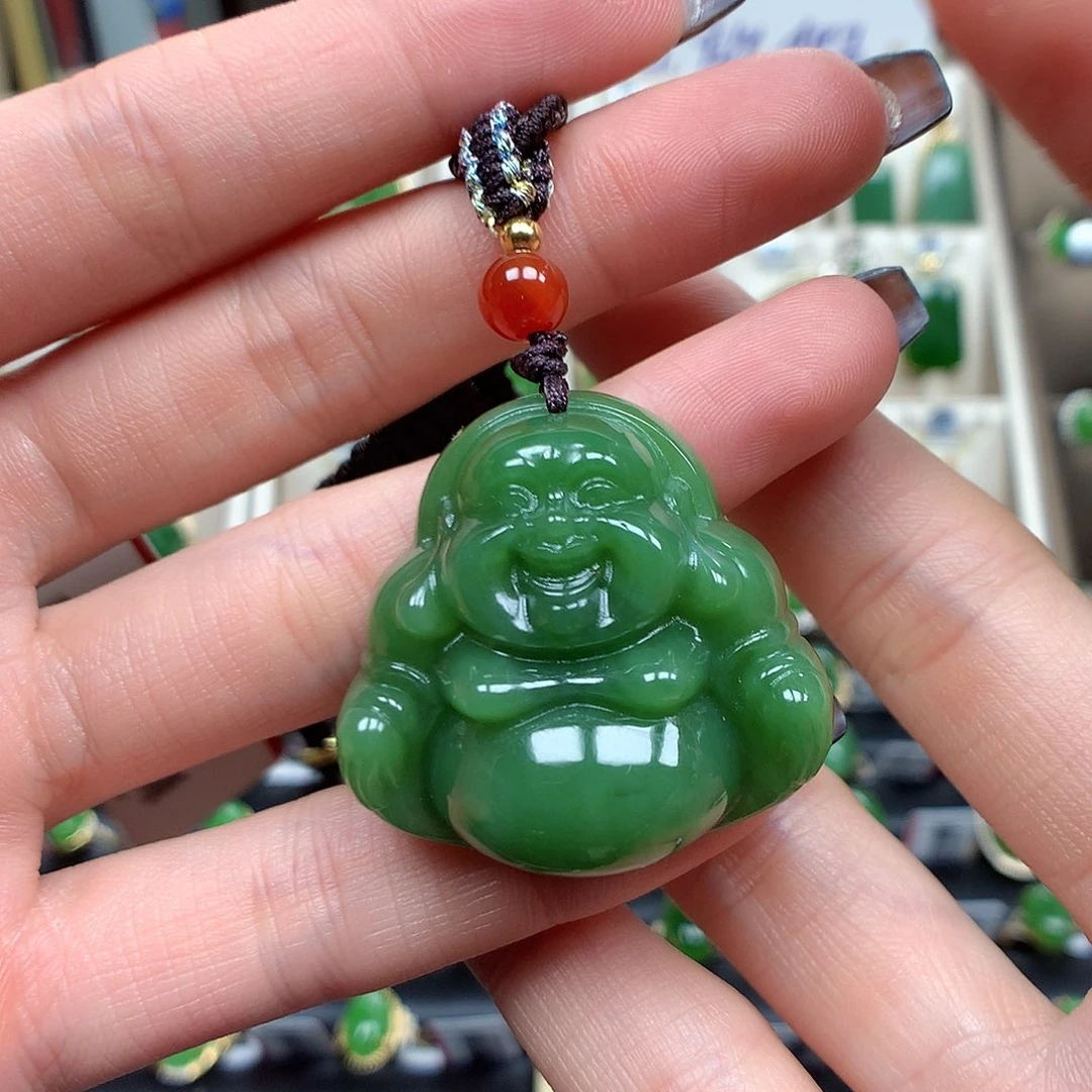 和田玉未镶嵌颈饰33