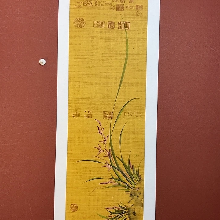 国画听兰老师花鸟