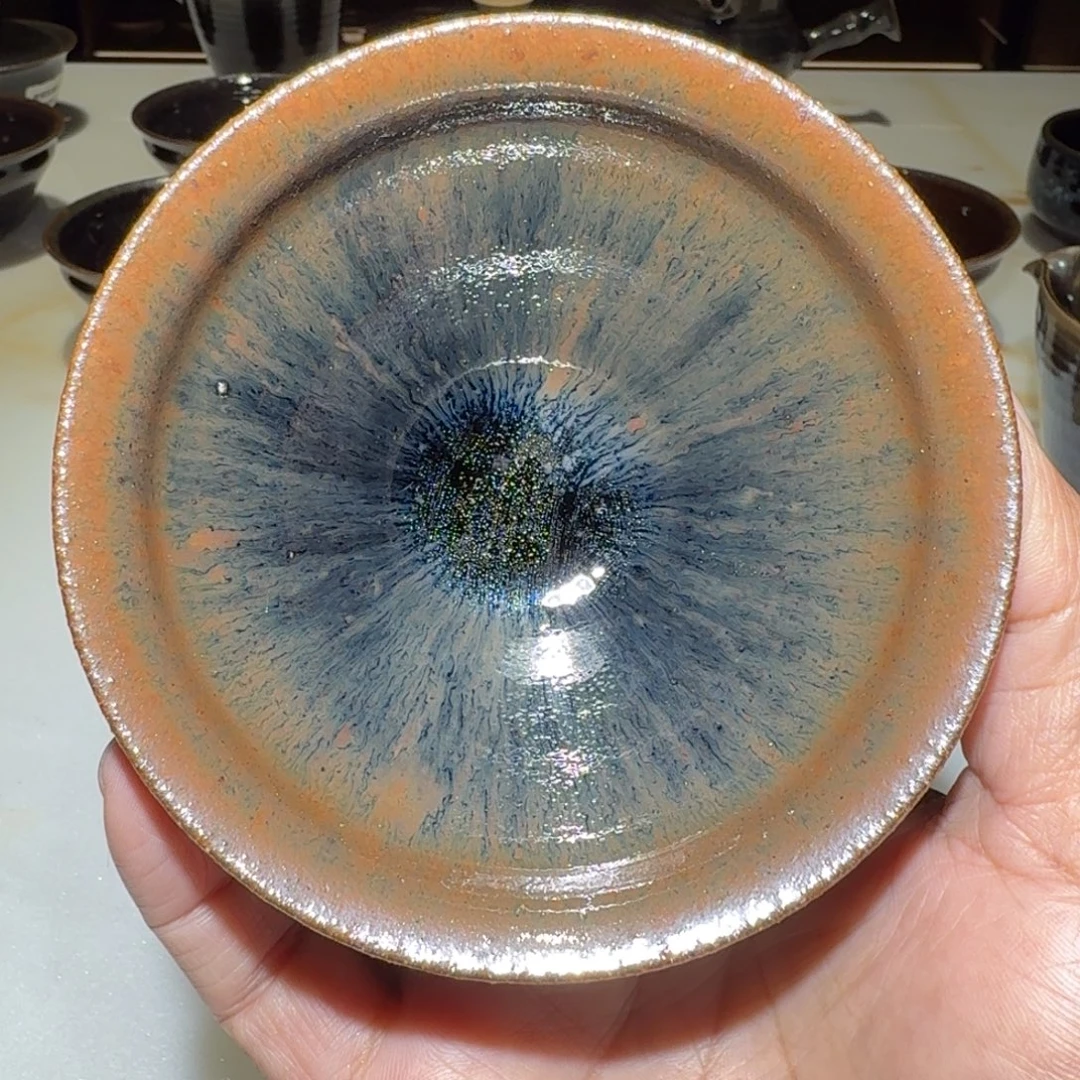 拙***然桃花岛通天龙窑柴烧建盏样品