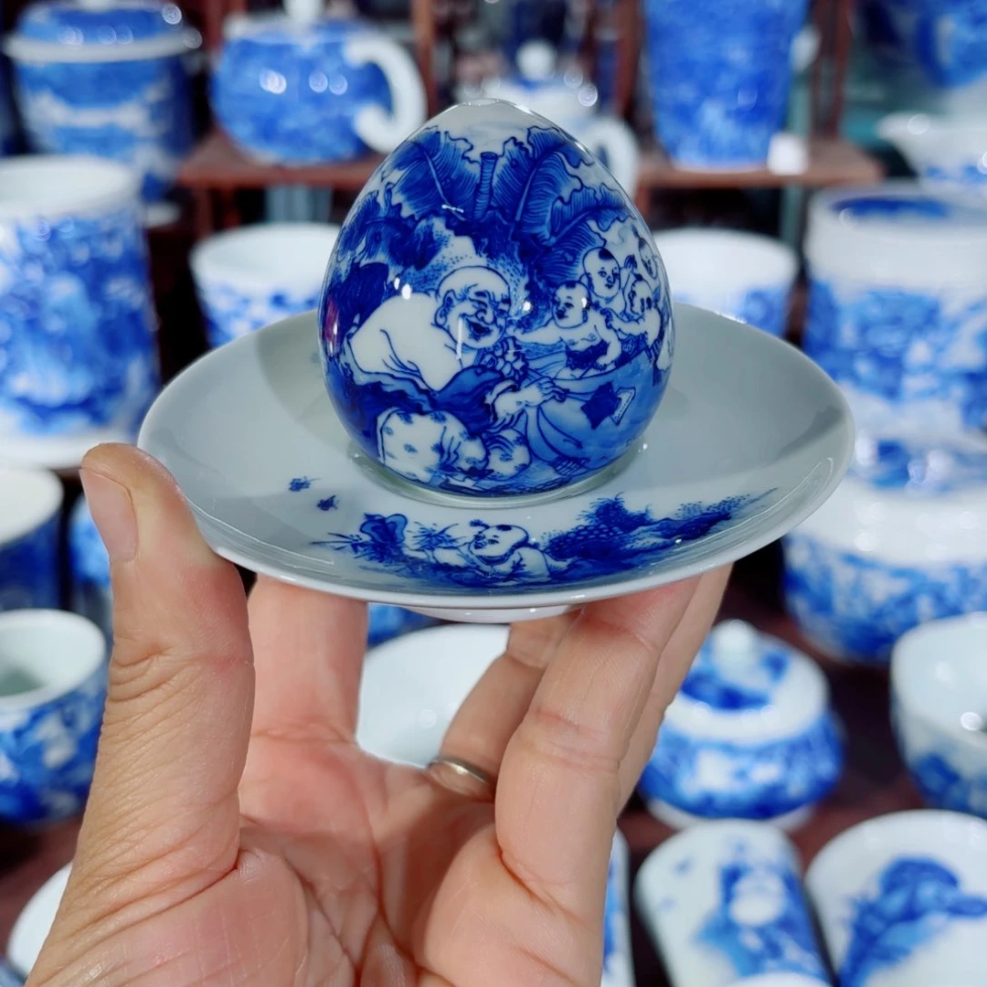 杯全手工全手绘陶瓷