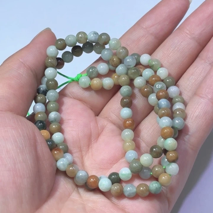 翡翠未镶嵌颈饰天然缅甸翡翠A货项链