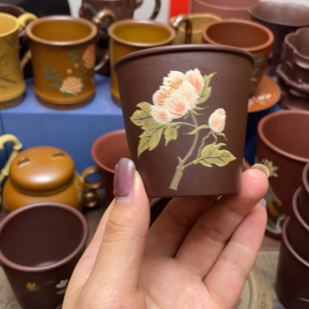 紫砂茶杯紫砂主人杯