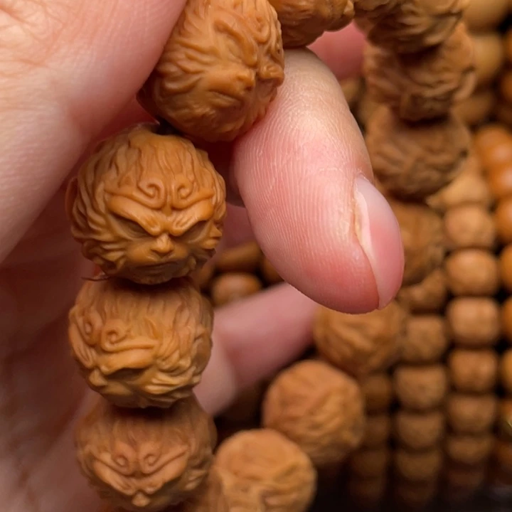 猴头核桃吊坠体验款歪嘴大圣