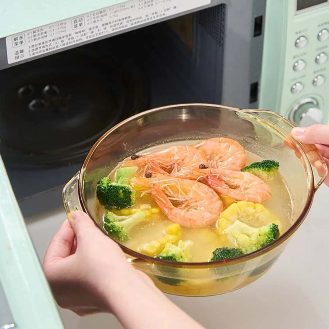 拍一发二-轻奢丘比猫咪高硼硅琥珀水晶光面玻璃煲套装