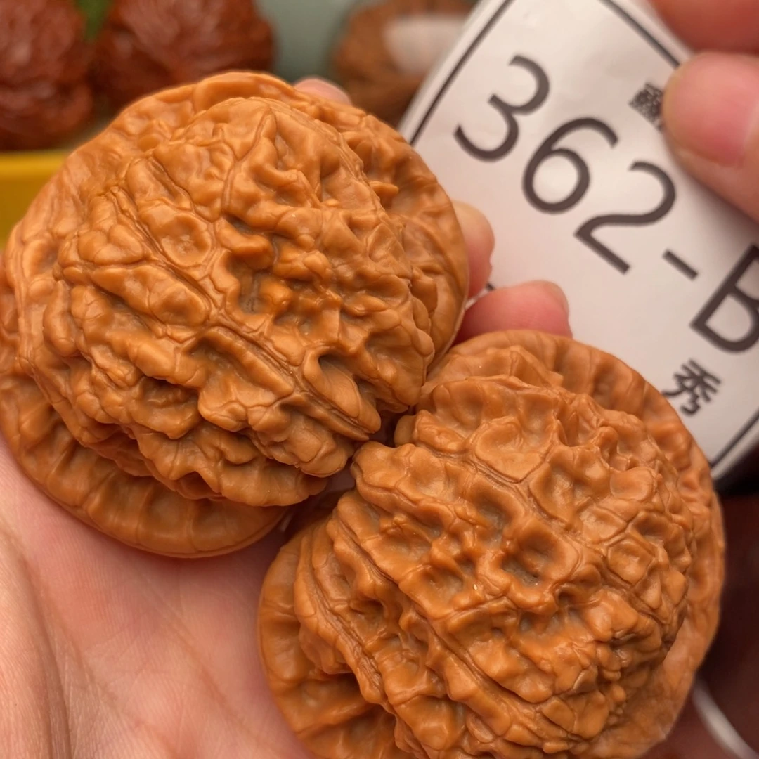 把件文玩核桃官帽52……