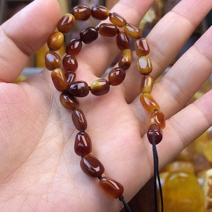 定制蜜蜡未镶嵌98778999手把链