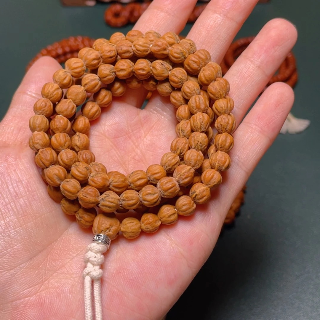 柏香籽/百香籽吊坠红芽莲花长串