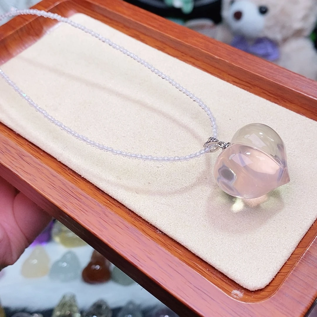 未镶嵌水晶吊坠(赠链)