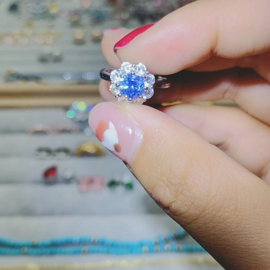 【闪购商品】托帕石耳饰银S925镶嵌