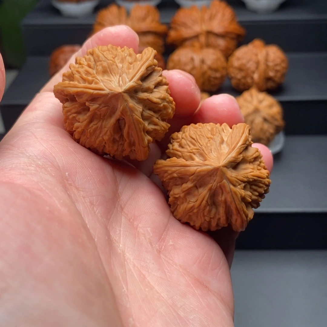 把件文玩核桃39尺全品御龙粗筋三棱正奔