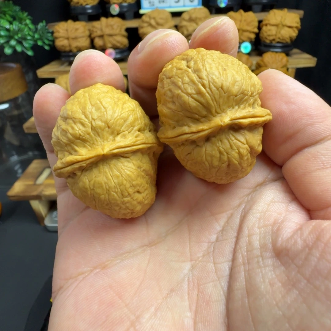 把件文玩核桃5号芒果元宝40尺