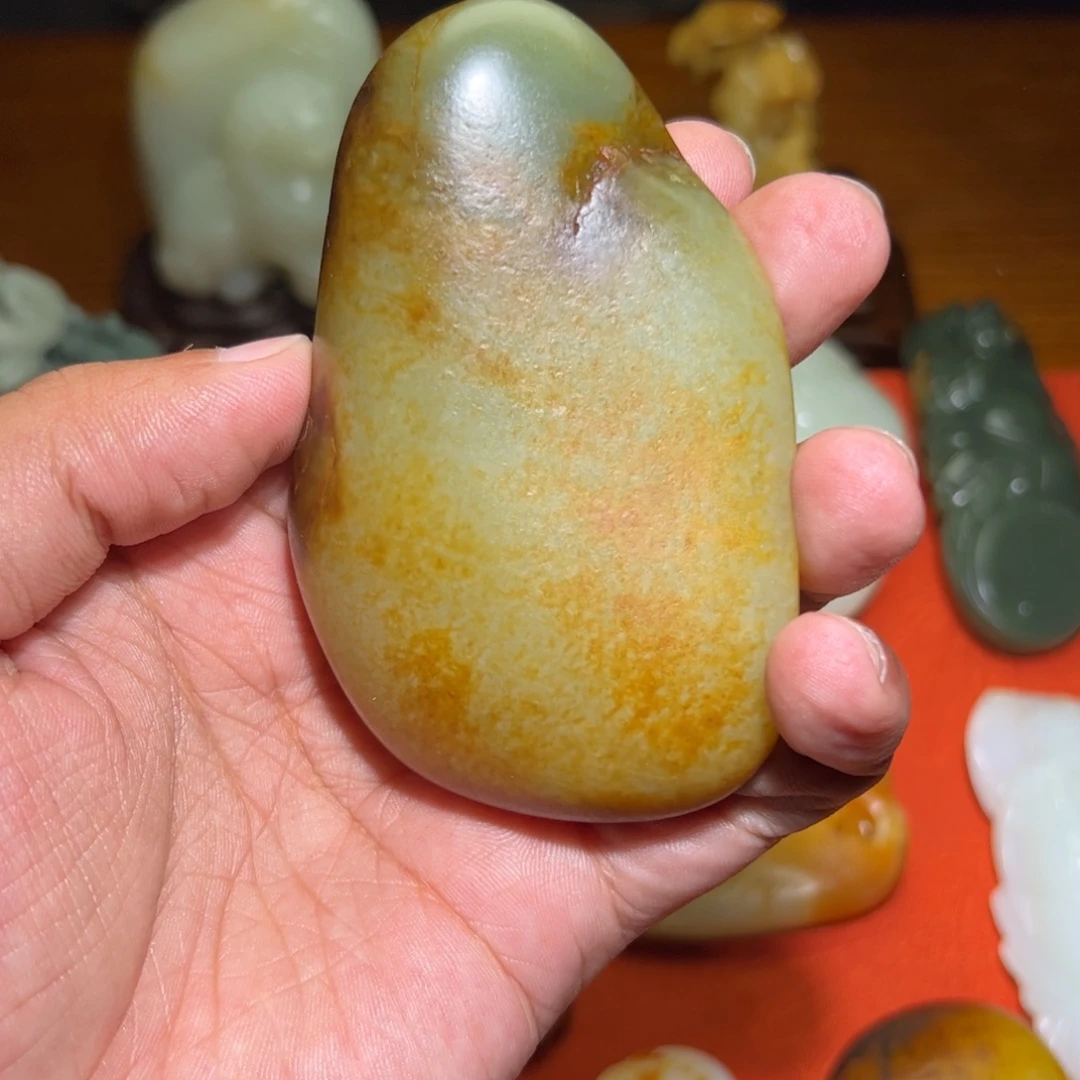 敬***君和田玉未镶嵌挂件