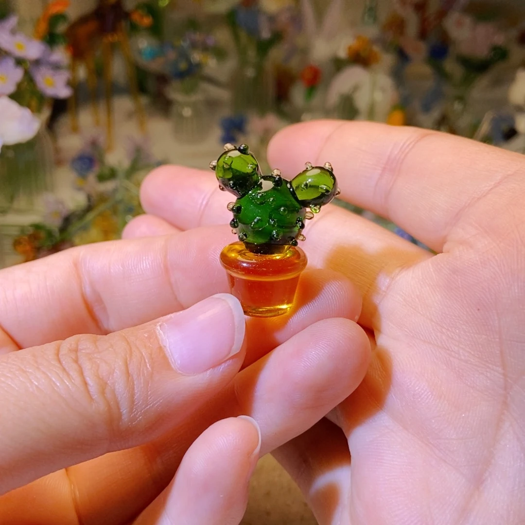 琉璃手工艺品仙人掌