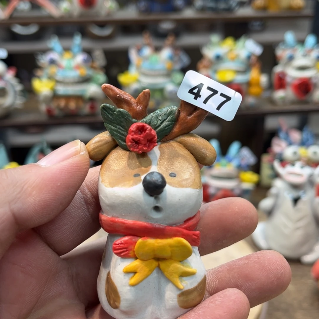 摆件纯手工抽象陶瓷摆件477