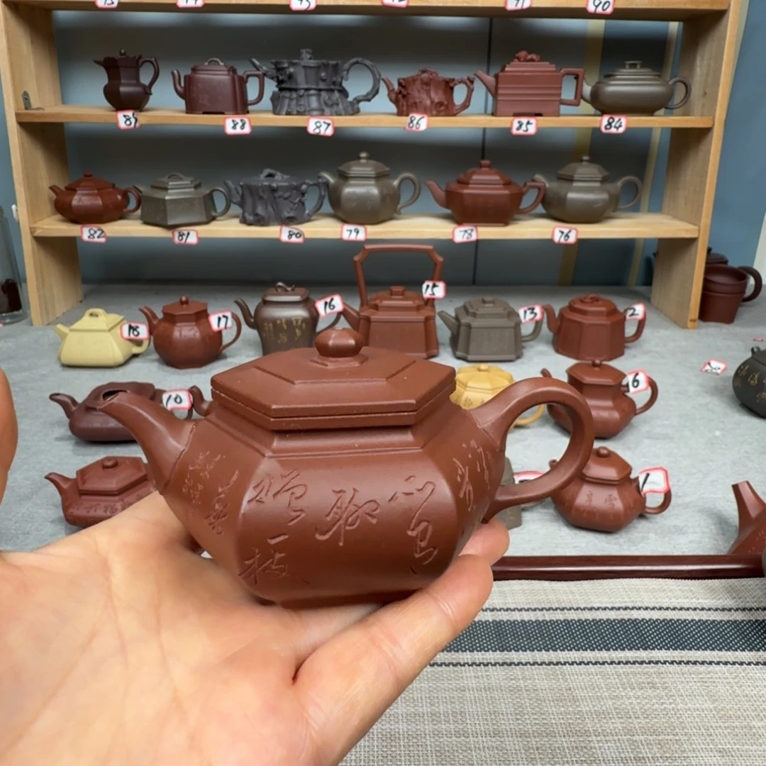 御***态底槽青茶壶全手工制作