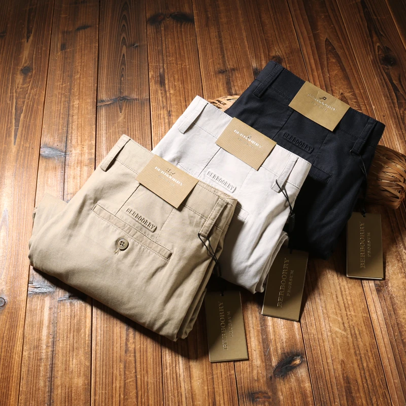 2025新款男士夏季薄款男裤高端莫代尔透气亲肤百搭直筒宽松休闲裤