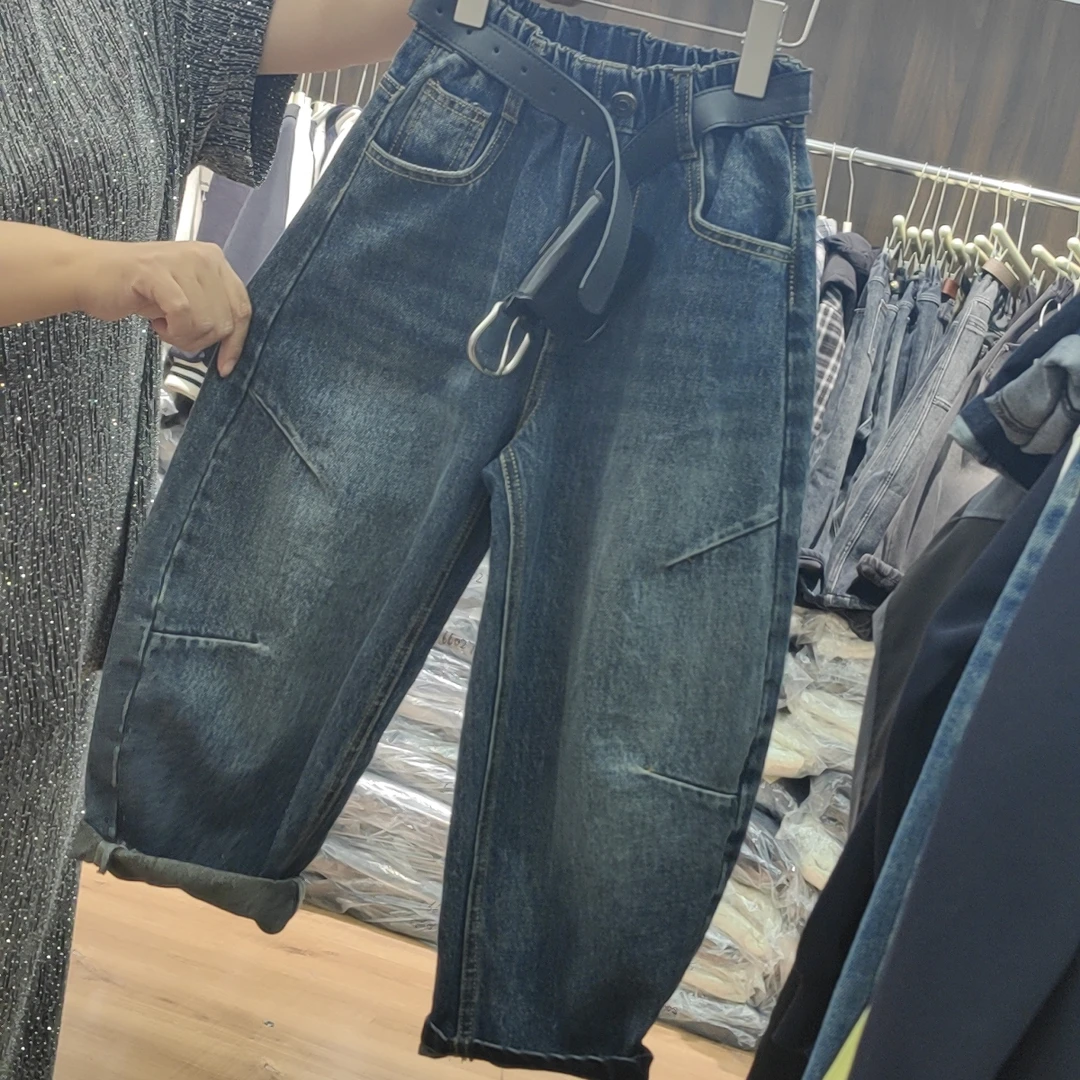 L41拼接牛仔裤25602