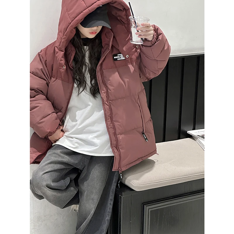 K27338孙小美女童防风羽绒服冬装儿童外套连帽上衣潮