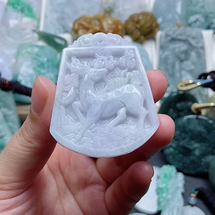 翡翠未镶嵌吊坠(不含链)翡翠
