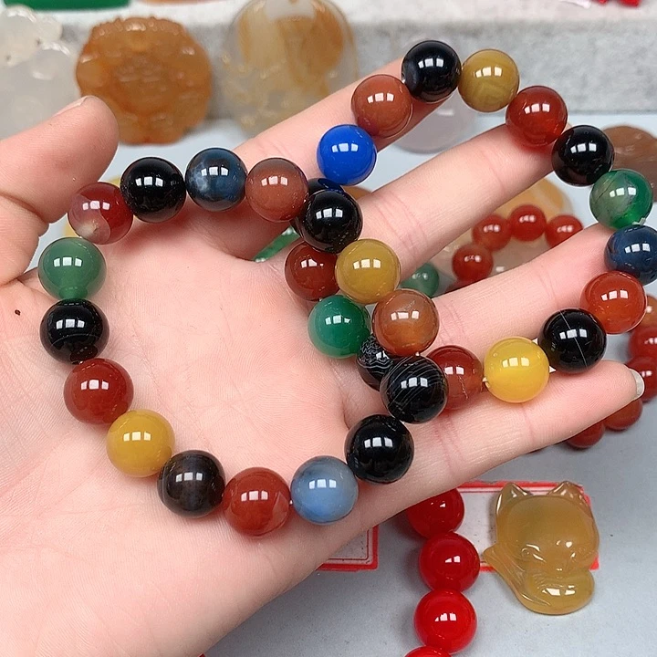 玛瑙/玉髓颈饰未镶嵌小****y