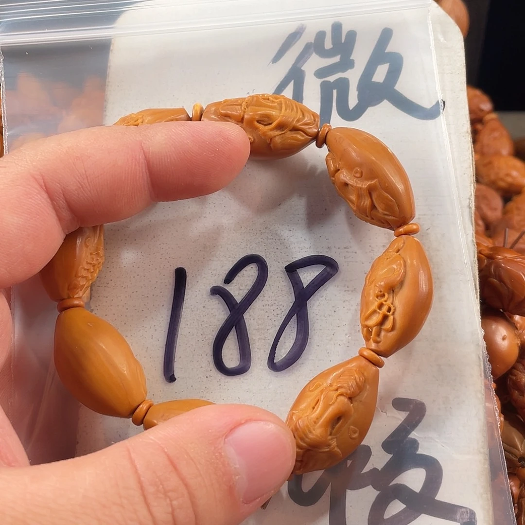 橄榄核手串/手链橄榄核雕工艺手串 瑕疵介意勿拍