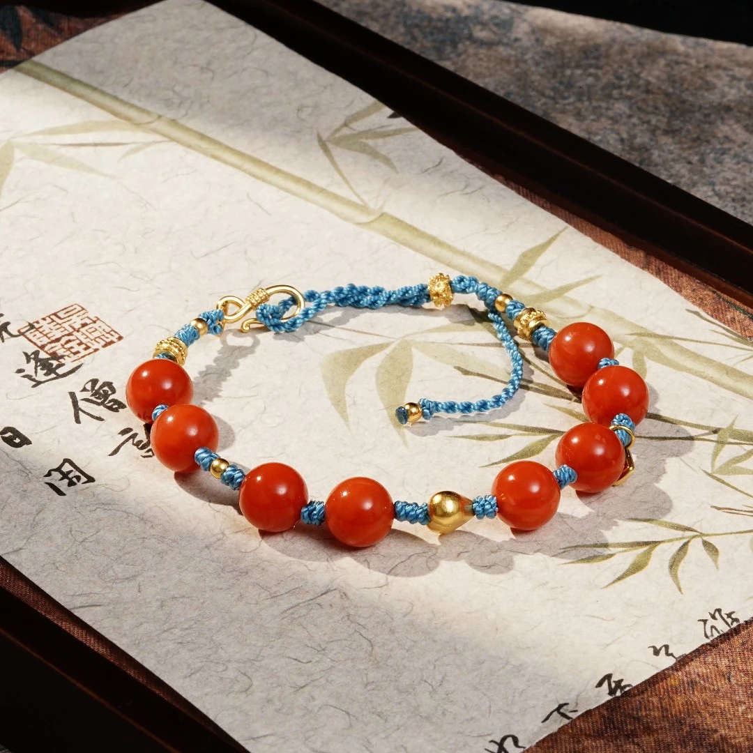 南红原创DIY编织手绳手链