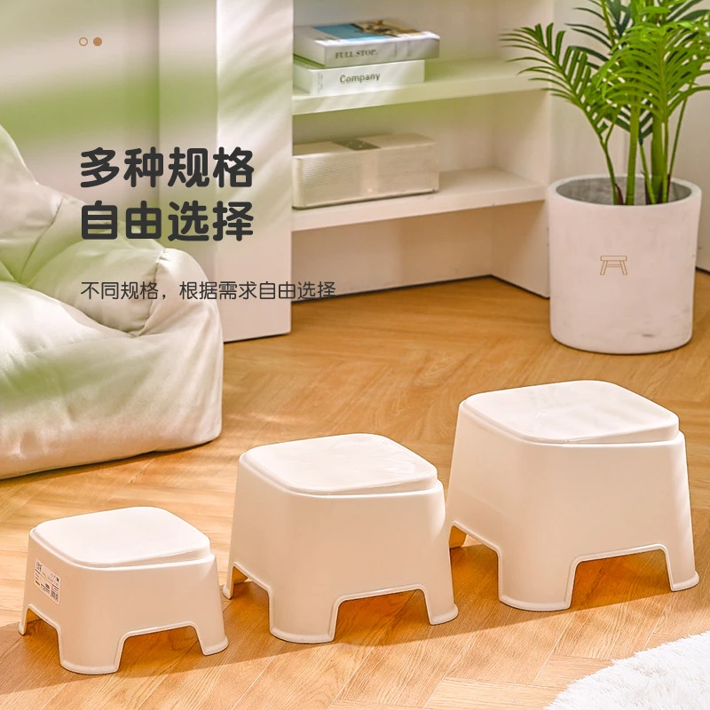 小板凳儿童日式家用矮凳塑料客厅换鞋凳浴室洗澡凳塑料凳创意简约