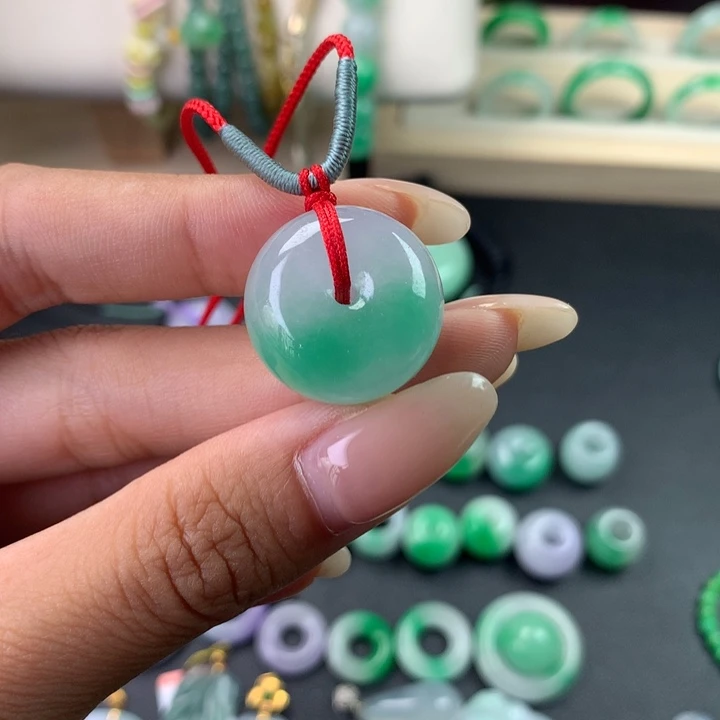 烨***华平安扣吊坠项链卡20