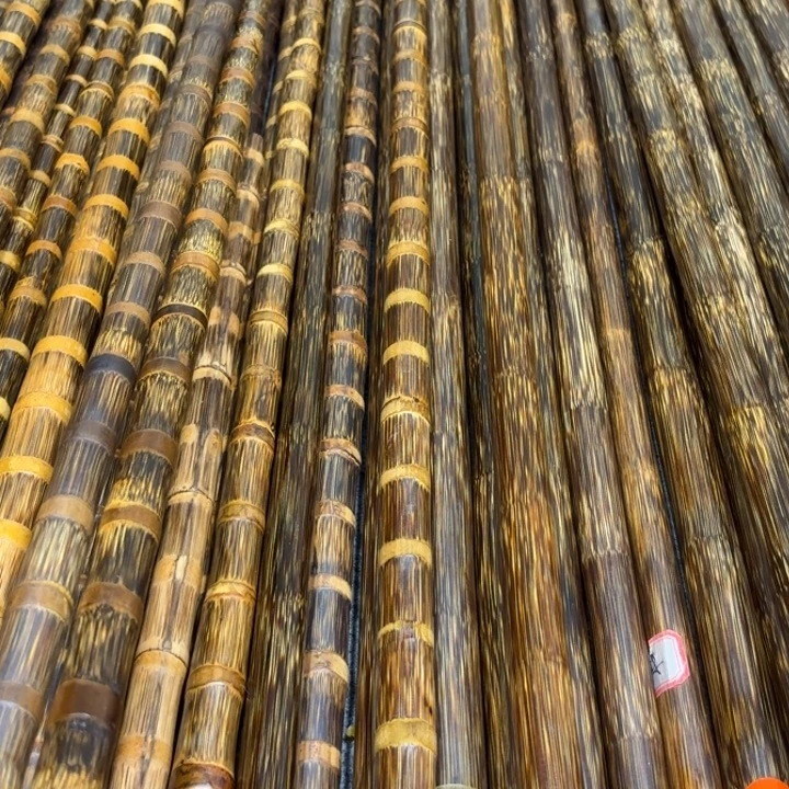 小***米96长无节镶嵌牛角手杖