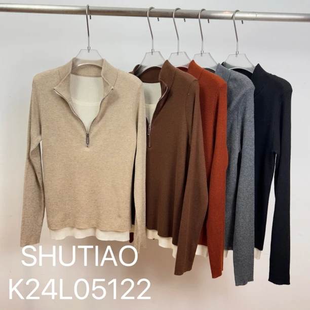 【SHUTIAO】2024秋冬：新款小众设计款上衣K24L05122