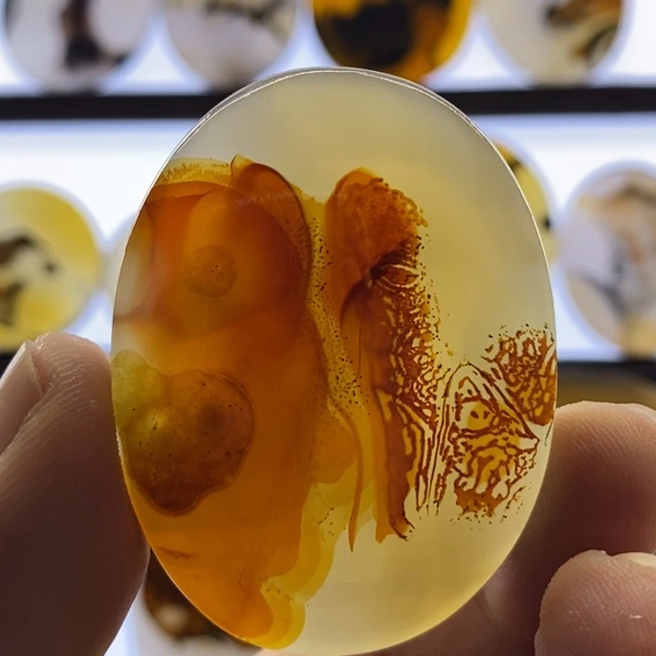 玛瑙/玉髓合金颈饰
