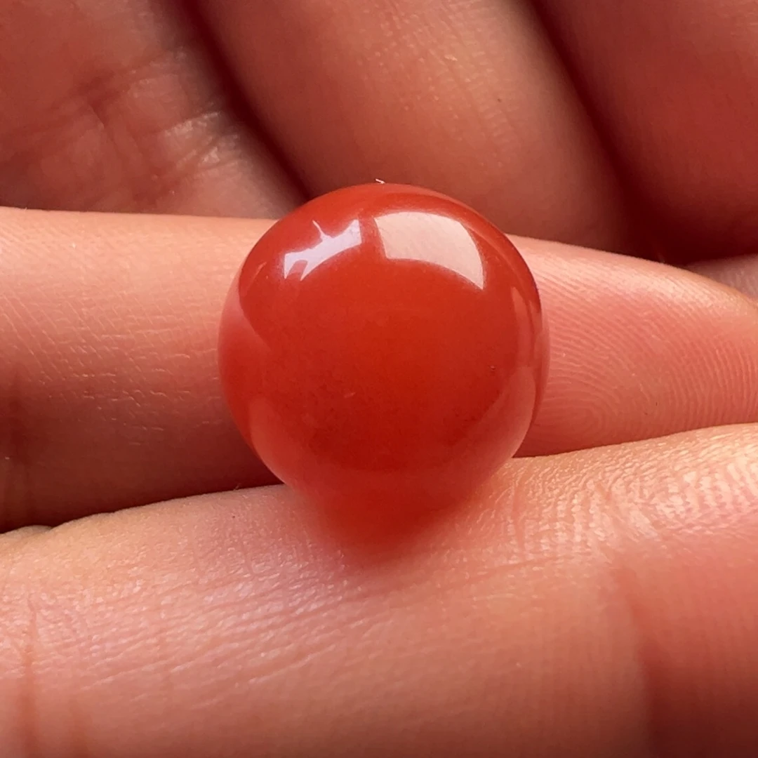 南红玛瑙圆珠13未镶嵌?****水