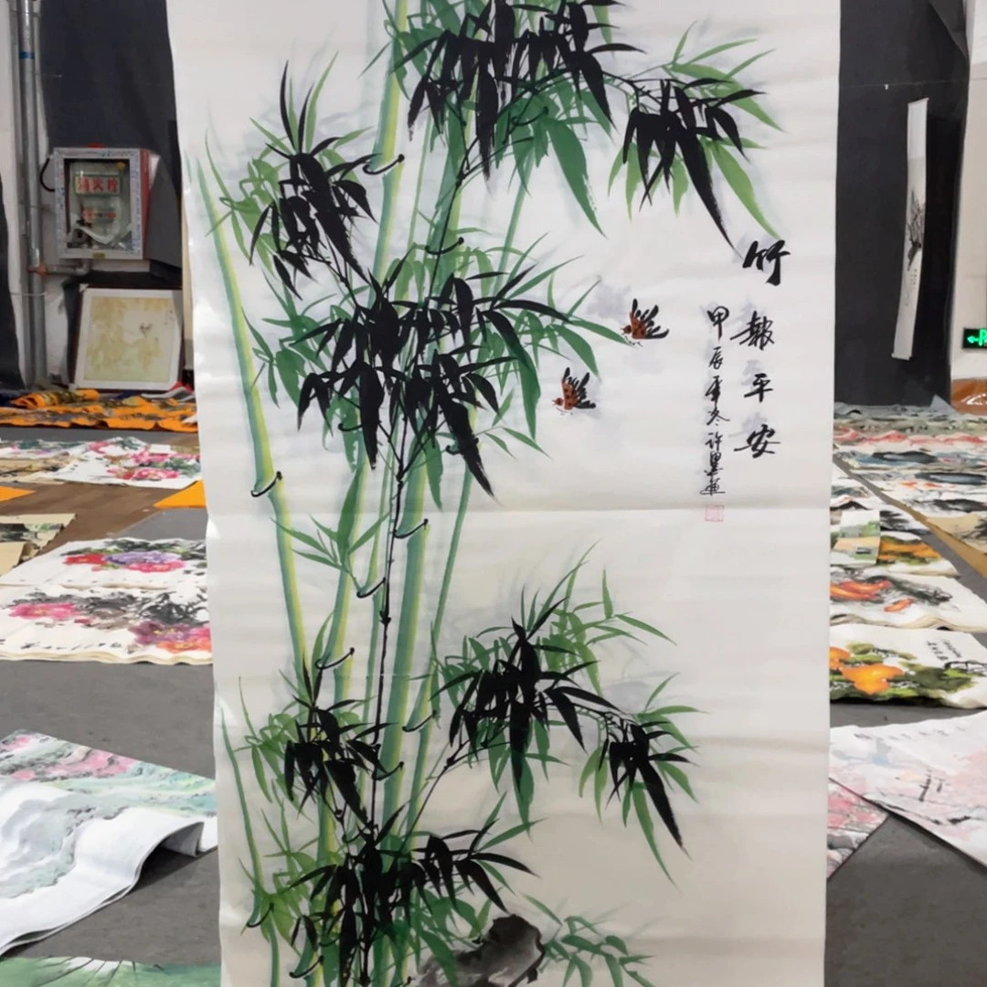 国画国画作品画心一张