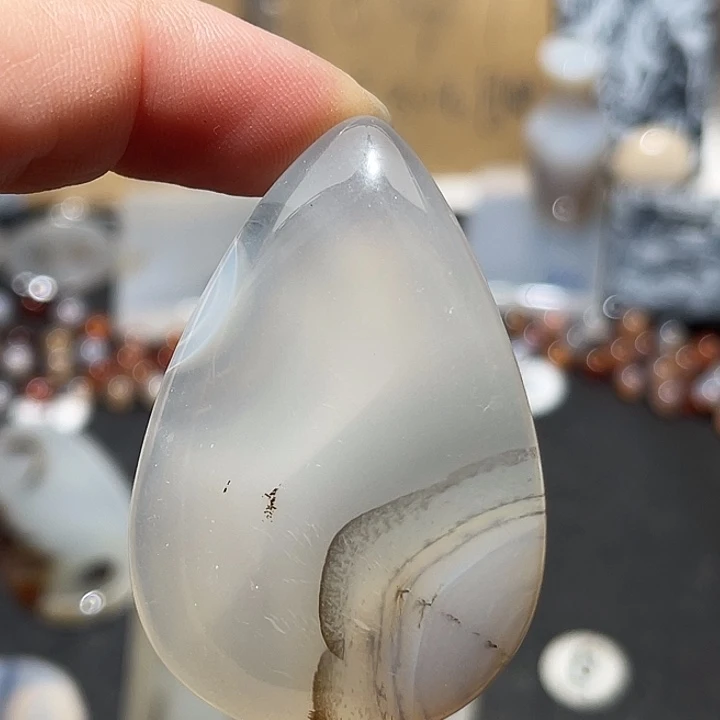 玛瑙/玉髓未镶嵌吊坠(不含链)