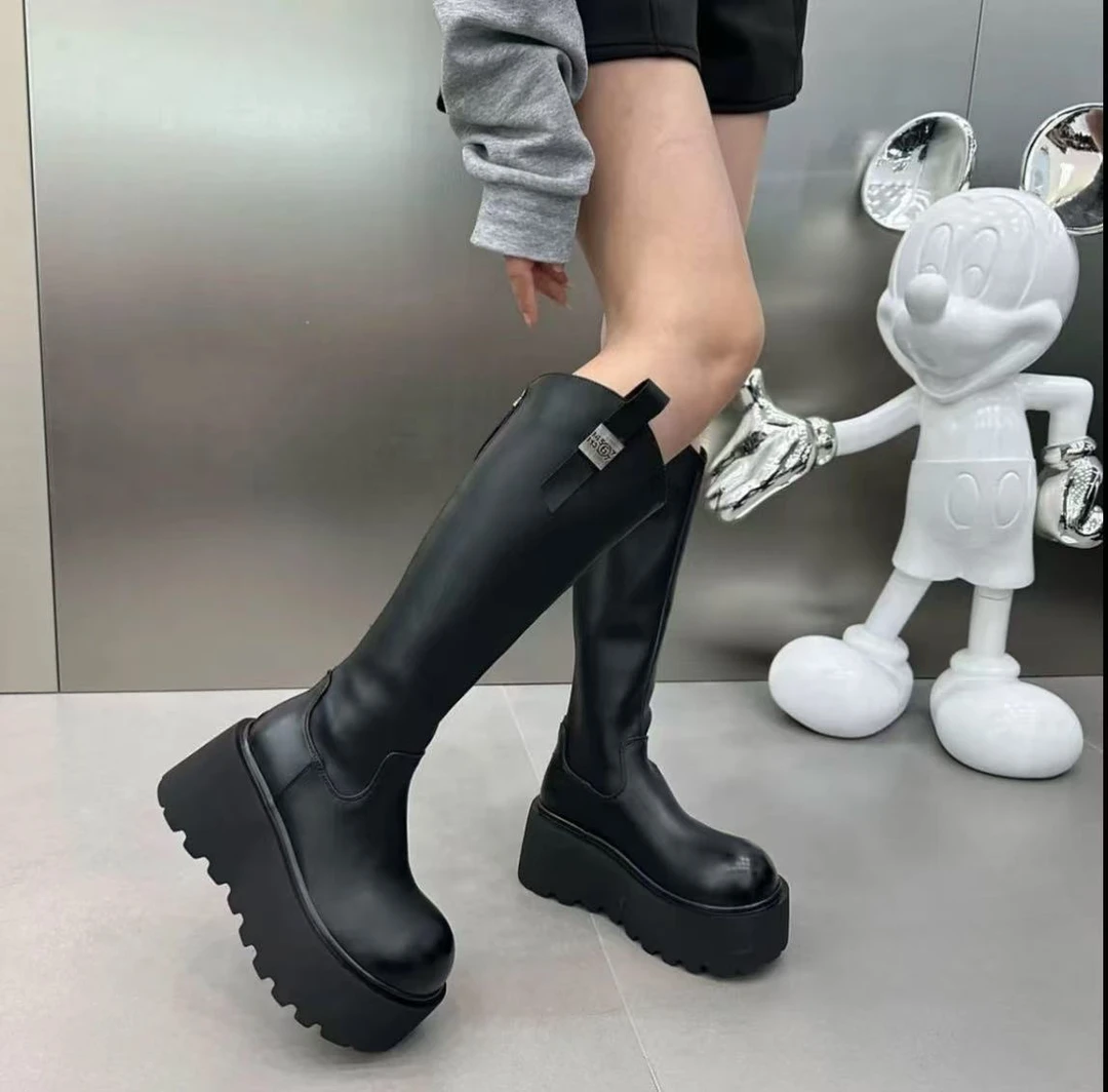 【HeiPa】XDXM641厚底带时尚韩版靴子女款