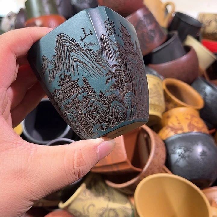 茶杯紫砂全手工紫砂主人杯