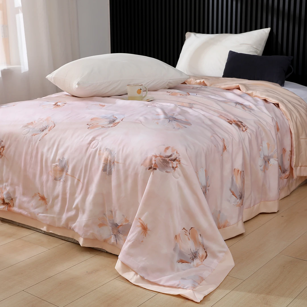 【莺飞】 200*230cm蚕丝抗菌铂金天丝夏被