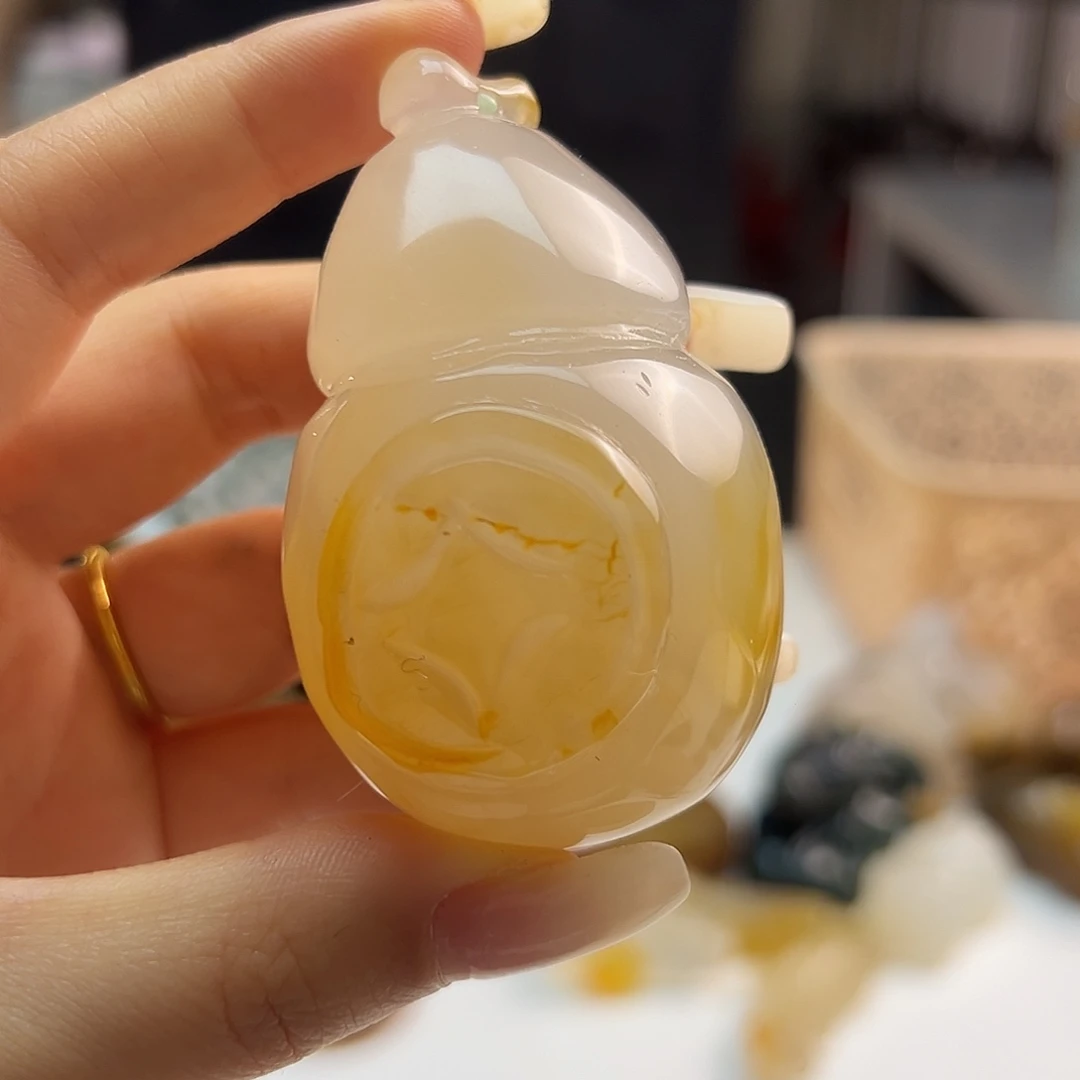 玛瑙/玉髓未镶嵌吊坠(不含链)