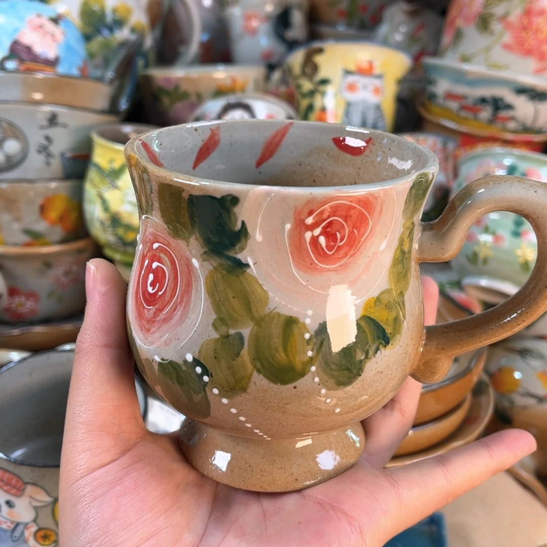 景德镇手工手绘杯