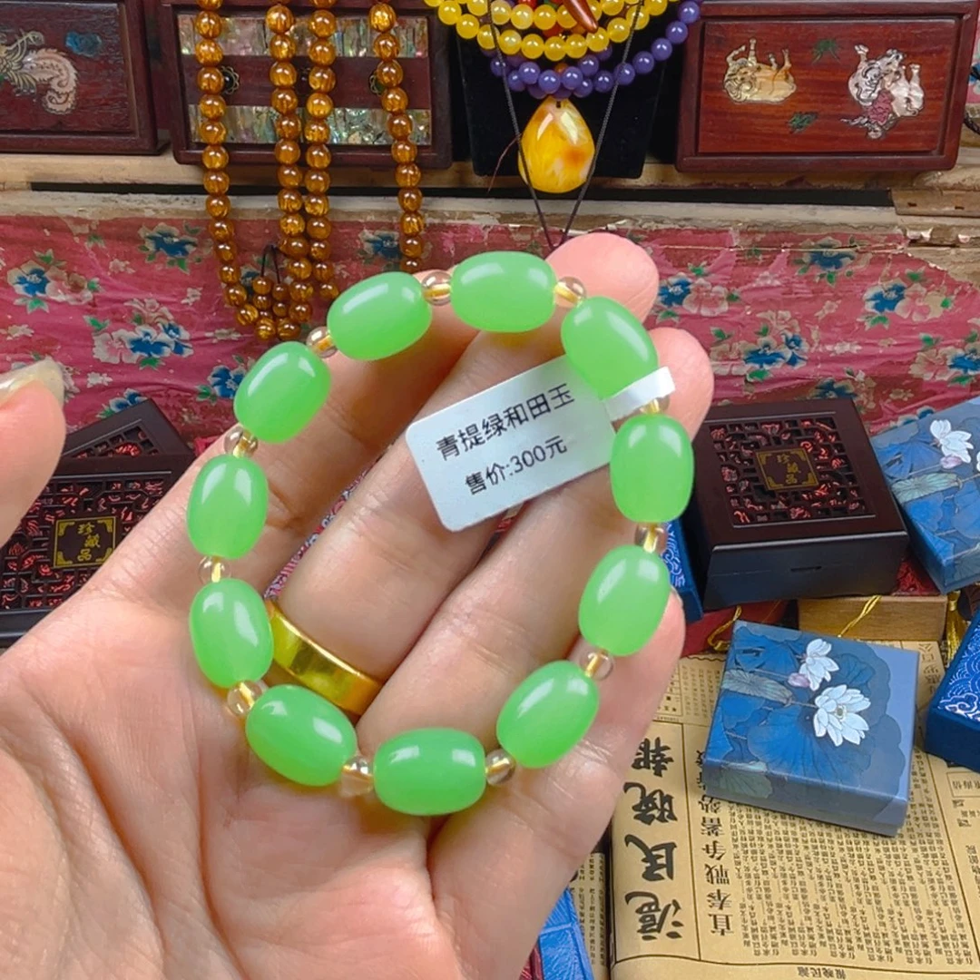 未镶嵌手链和田玉（糖玉）