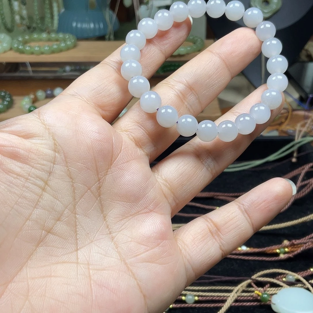 和田玉未镶嵌手串